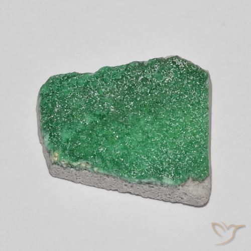 9,17 ctw natürlicher Mittelgrün Druzy Variscit, Fantasie, Lichtundurchlässig