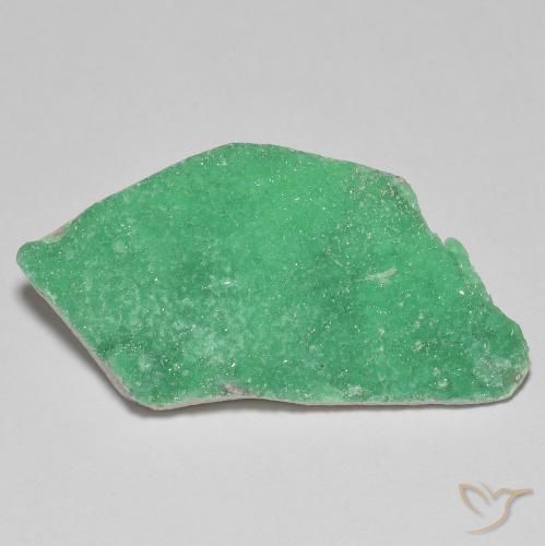 19.87ct Natürlicher Klee Grün Druzy Variscit, Fantasie, Lichtundurchlässig