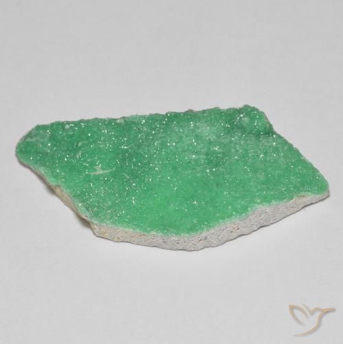 9,17 ctw natürlicher Klee Grün Druzy Variscit, Fantasie, Lichtundurchlässig
