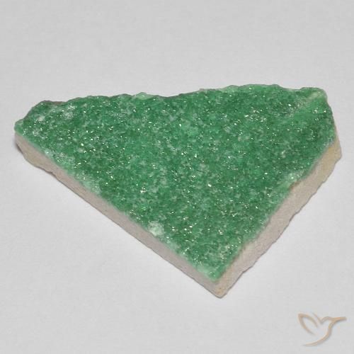 9,17 ctw natürlicher gelblich-grün Druzy Variscit, Fantasie, Lichtundurchlässig
