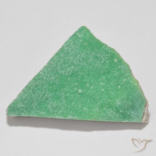 21.37ct Natürlicher Mittelgrün Druzy Variscit, Fantasie, Lichtundurchlässig