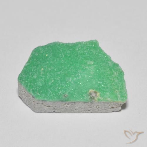 9,17 ctw natürlicher gelblich-grün Druzy Variscit, Fantasie, Lichtundurchlässig