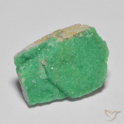 9,17 ctw natürlicher mintgrün Druzy Variscit, Fantasie, Lichtundurchlässig