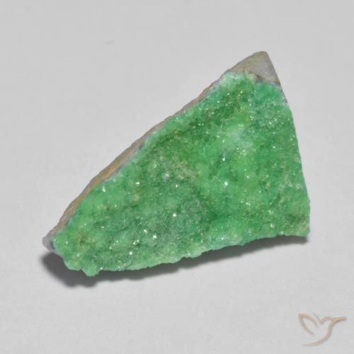 4.05ct Natürlicher Kleeblatt Grün Druzy Variscit, Fantasie, Lichtundurchlässig