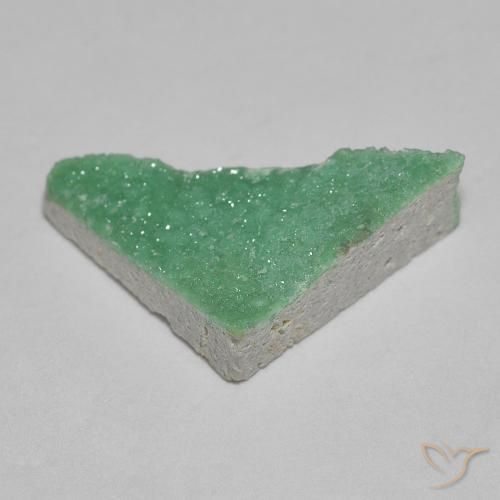 9,17 ctw natürlicher hellgrün Druzy Variscit, Trillion, Lichtundurchlässig
