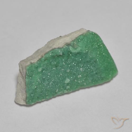 9,17 ctw natürlicher Mittelgrün Druzy Variscit, Fantasie, Lichtundurchlässig