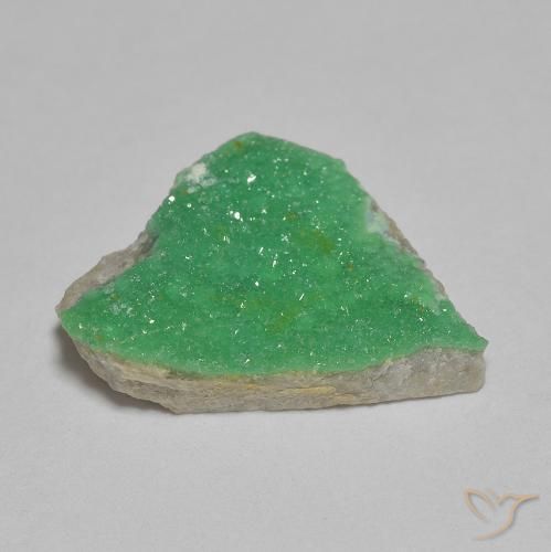 9,17 ctw natürlicher gelblich-grün Druzy Variscit, Fantasie, Lichtundurchlässig
