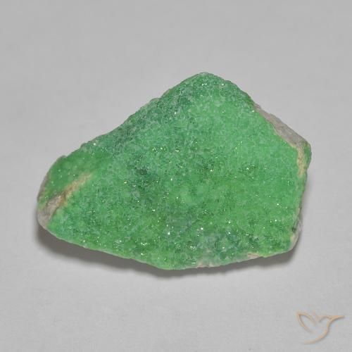 5.57ct Natürlicher Mittelgrün Druzy Variscit, Fantasie, Lichtundurchlässig
