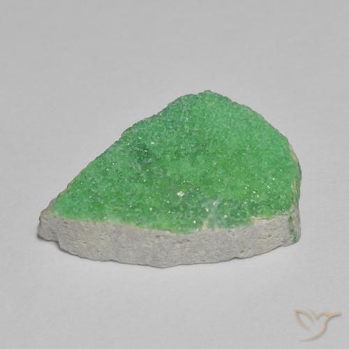 9,17 ctw natürlicher Mittelgrün Druzy Variscit, Fantasie, Lichtundurchlässig