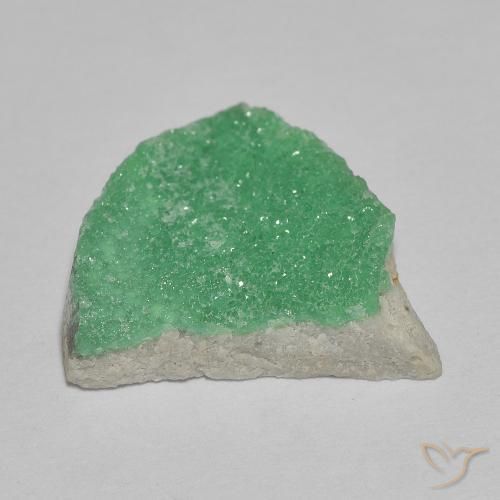 9,17 ctw natürlicher gelblich-grün Druzy Variscit, Fantasie, Lichtundurchlässig