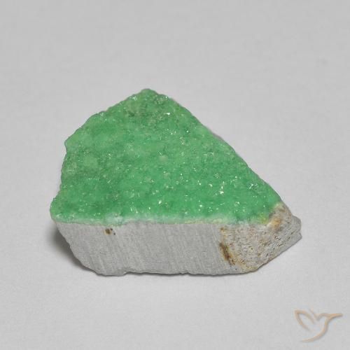 9,17 ctw natürlicher Helles Kleeblattgrün Druzy Variscit, Fantasie, Lichtundurchlässig