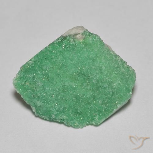 3.97ct Natürlicher hellgrün Druzy Variscit, Fantasie, Lichtundurchlässig