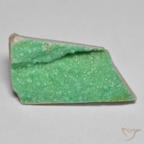 10.71ct Natürlicher gelblich-grün Druzy Variscit, Fantasie, Lichtundurchlässig
