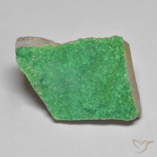 14.38ct Natürlicher gelblich-grün Druzy Variscit, Fantasie, Lichtundurchlässig