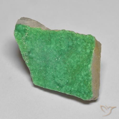 9,17 ctw natürlicher gelblich-grün Druzy Variscit, Fantasie, Lichtundurchlässig