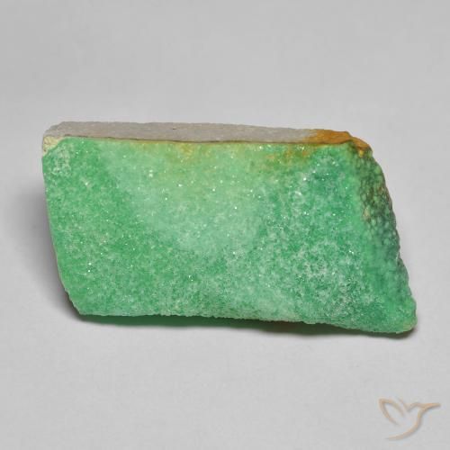 13.47ct Natürlicher gelblich-grün Druzy Variscit, Fantasie, Lichtundurchlässig