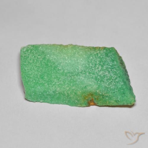 9,17 ctw natürlicher gelblich-grün Druzy Variscit, Fantasie, Lichtundurchlässig