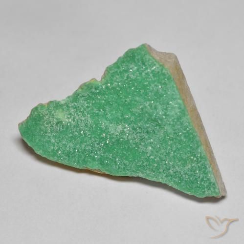 11.23ct Natürlicher Mittelgrün Druzy Variscit, Fantasie, Lichtundurchlässig