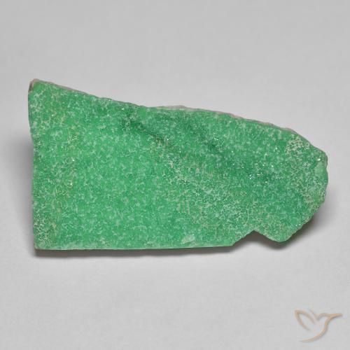 10.19ct Natürlicher Kleeblatt Grün Druzy Variscit, Fantasie, Lichtundurchlässig