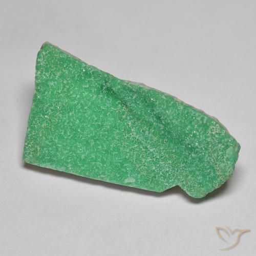 9,17 ctw natürlicher Kleeblatt Grün Druzy Variscit, Fantasie, Lichtundurchlässig
