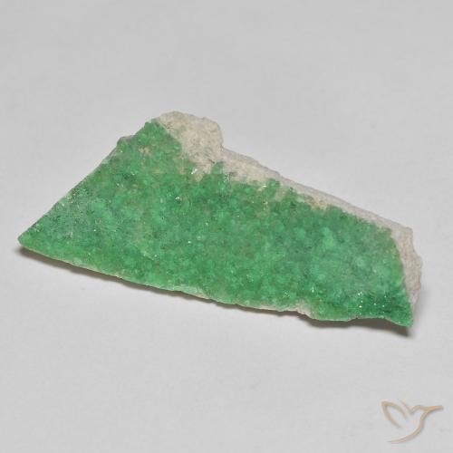 9,17 ctw natürlicher Tiefes Farngrün Druzy Variscit, Fantasie, Lichtundurchlässig