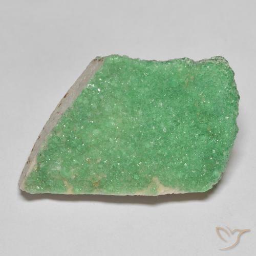 18.05ct Natürlicher Helles Kleeblattgrün Druzy Variscit, Fantasie, Lichtundurchlässig