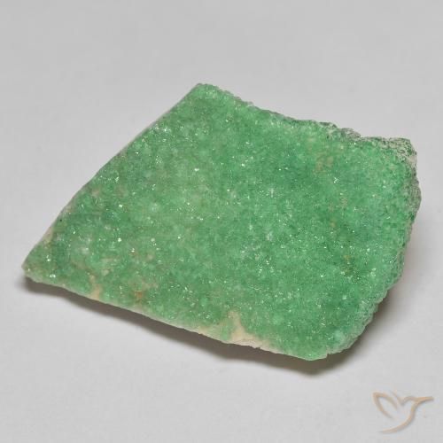 9,17 ctw natürlicher Helles Kleeblattgrün Druzy Variscit, Fantasie, Lichtundurchlässig