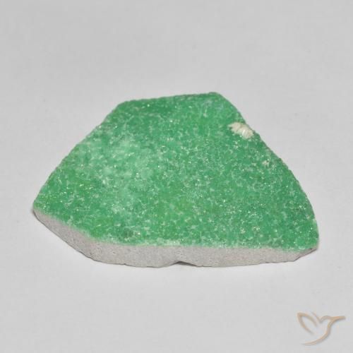 9,17 ctw natürlicher mintgrün Druzy Variscit, Fantasie, Lichtundurchlässig