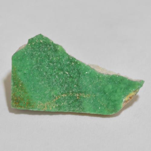 7.78ct Natürlicher Tiefes Farngrün Druzy Variscit, Fantasie, Lichtundurchlässig