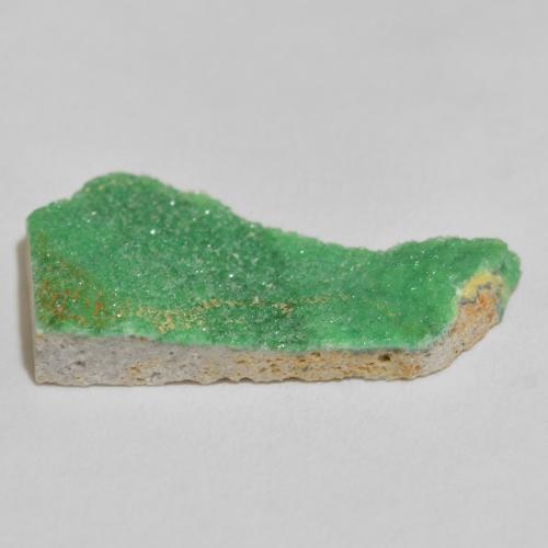 9,17 ctw natürlicher Tiefes Farngrün Druzy Variscit, Fantasie, Lichtundurchlässig