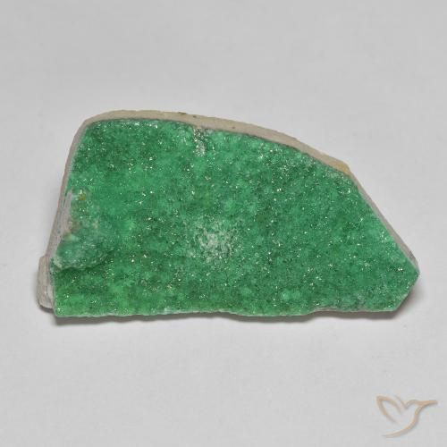 9,17 ctw natürlicher mintgrün Druzy Variscit, Fantasie, Lichtundurchlässig
