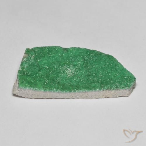 9,17 ctw natürlicher mintgrün Druzy Variscit, Fantasie, Lichtundurchlässig