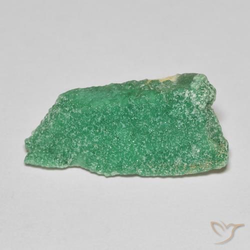 8.79ct Natürlicher Klee Grün Druzy Variscit, Fantasie, Lichtundurchlässig