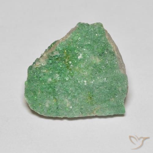 8.12ct Natürlicher Blasses Gelbgrün Druzy Variscit, Fantasie, Lichtundurchlässig