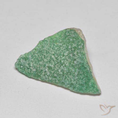7.45ct Natürlicher Klee Grün Druzy Variscit, Fantasie, Lichtundurchlässig