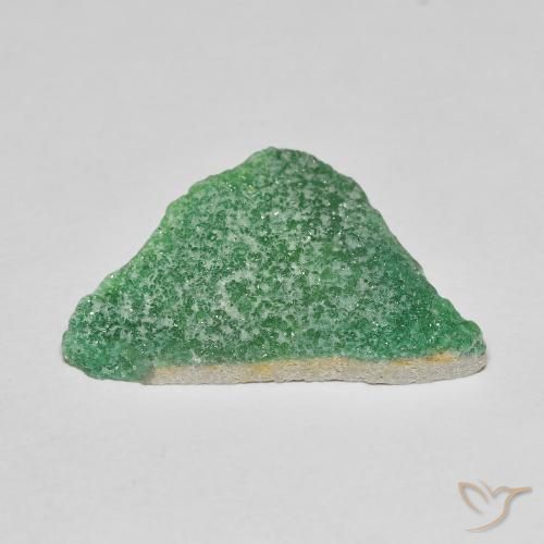 9,17 ctw natürlicher Klee Grün Druzy Variscit, Fantasie, Lichtundurchlässig