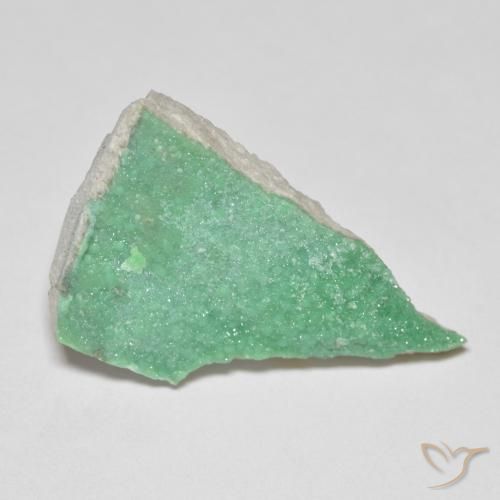 9.85ct Natürlicher Mittelgrün Druzy Variscit, Fantasie, Lichtundurchlässig