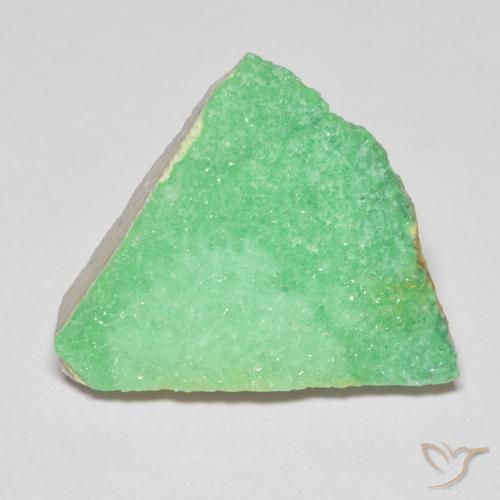 7.84ct Natürlicher Blasses Gelbgrün Druzy Variscit, Fantasie, Lichtundurchlässig