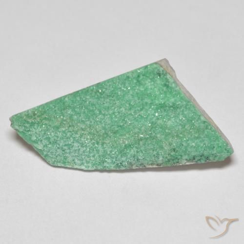 8.04ct Natürlicher Mittelgrün Druzy Variscit, Fantasie, Lichtundurchlässig