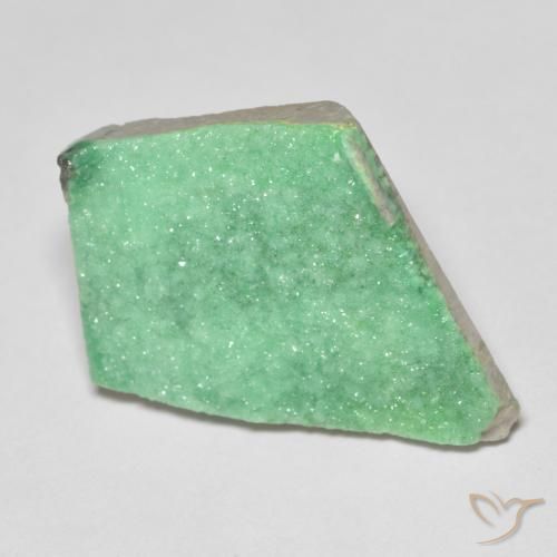10.42ct Natürlicher hellgrün Druzy Variscit, Fantasie, Lichtundurchlässig