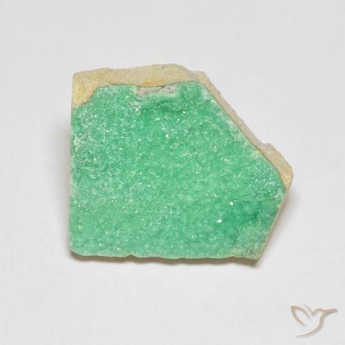 9,17 ctw natürlicher mintgrün Druzy Variscit, Fantasie, Lichtundurchlässig