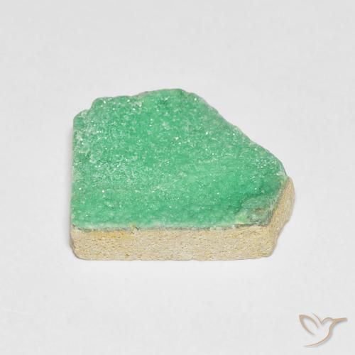 9,17 ctw natürlicher mintgrün Druzy Variscit, Fantasie, Lichtundurchlässig