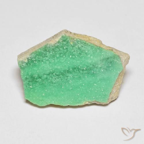 7.10ct Natürlicher mintgrün Druzy Variscit, Fantasie, Lichtundurchlässig