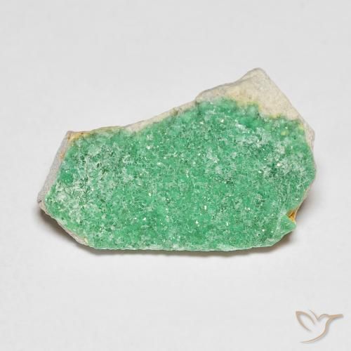 6.19ct Natürlicher Klee Grün Druzy Variscit, Fantasie, Lichtundurchlässig