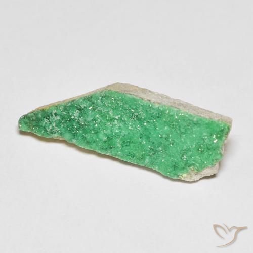 4.42ct Natürlicher gelblich-grün Druzy Variscit, Fantasie, Lichtundurchlässig