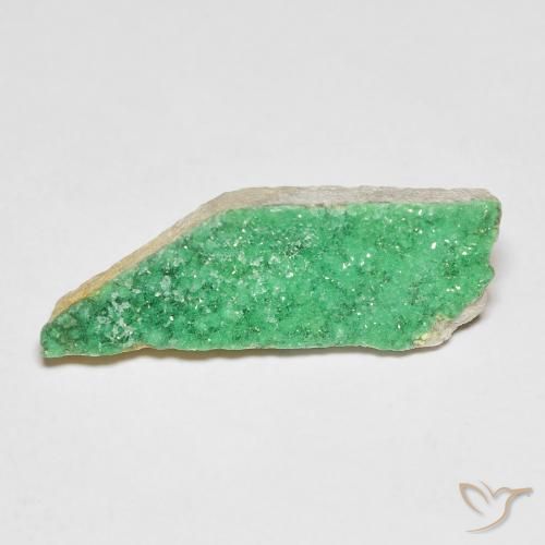 9,17 ctw natürlicher gelblich-grün Druzy Variscit, Fantasie, Lichtundurchlässig