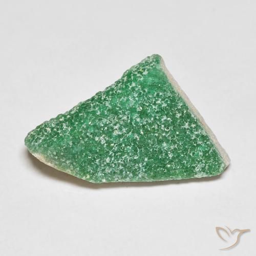 5.69ct Natürlicher Mittleres helles Grün Druzy Variscit, Fantasie, Lichtundurchlässig