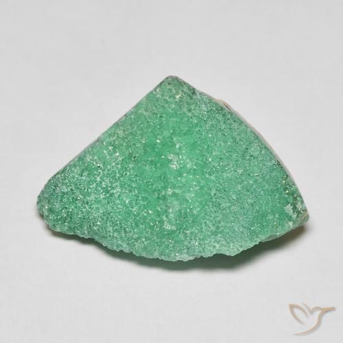 6.88ct Natürlicher mintgrün Druzy Variscit, Fantasie, Lichtundurchlässig