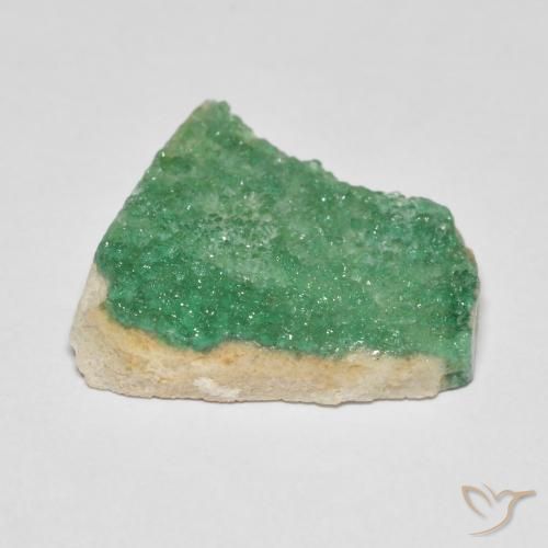 9,17 ctw natürlicher Mittelgrün Druzy Variscit, Fantasie, Lichtundurchlässig