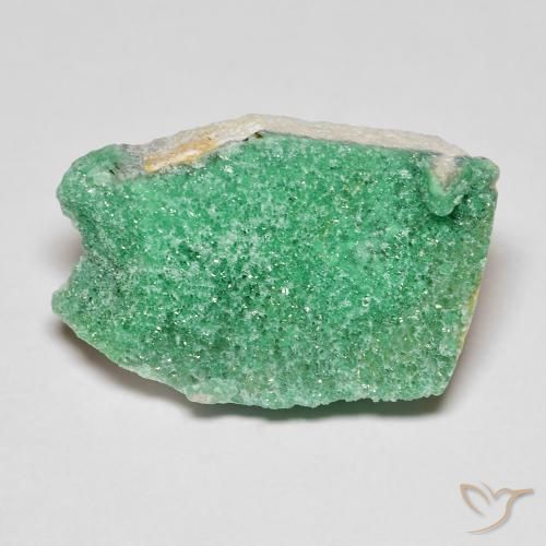 8.15ct Natürlicher Klee Grün Druzy Variscit, Fantasie, Lichtundurchlässig